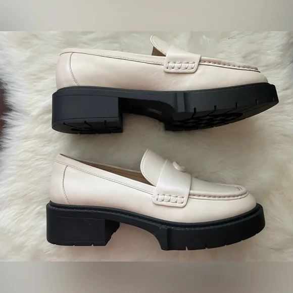 New! Coach Off-White Loafers - Picture 5 of 9